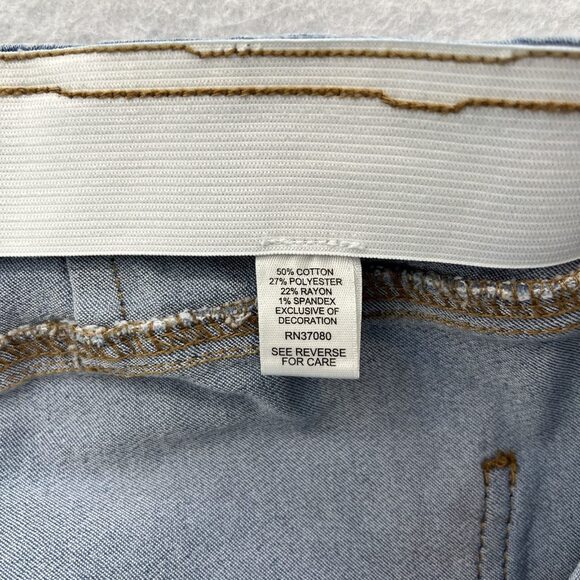 Est 1946 Denim elastic waist flare with panel insert jean 10P - Picture 5 of 9